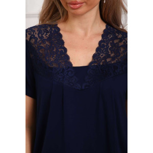 Пижама женская П183вз вискоза (р-ры: 50-58) синий