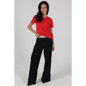 Футболка женская №15 кулирка (р-ры: 38-56) красный