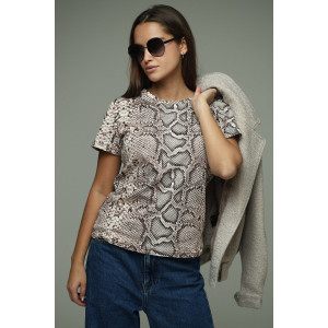 Футболка женская №15 кулирка (р-ры: 38-56) кобра