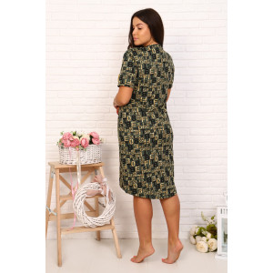 Халат женский "Фитнес" кулирка (р-ры: 46-62) хаки