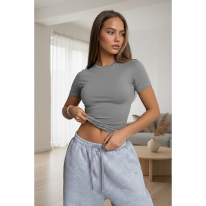 Футболка женская "Египет С" вискоза (р-ры: 38-44) серый