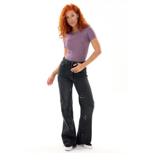 Футболка женская "Египет Ф" вискоза (р-ры: 38-44) баклажан