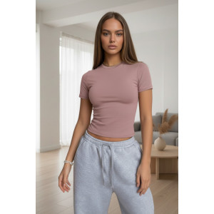 Футболка женская "Египет СР" вискоза (р-ры: 38-44) сухая роза