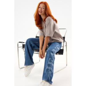 Футболка женская "Вязаная С" вязаное полотно (р-ры: XS-XXL) серый