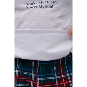 Пижама мужская "Диско 2" футер 2-х нитка с начёсом (р-ры: 48-58)