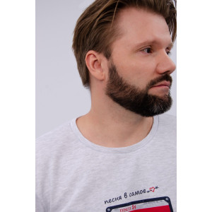 Пижама мужская "Диско 2" футер 2-х нитка с начёсом (р-ры: 48-58)