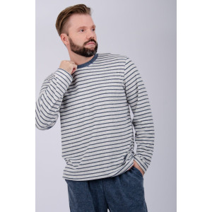 Пижама мужская "Вояж" махра (р-ры: 48-58) синий