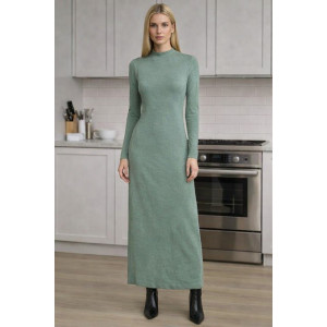 Платье женское №818 кулирка (р-ры: 48-58) оливковый