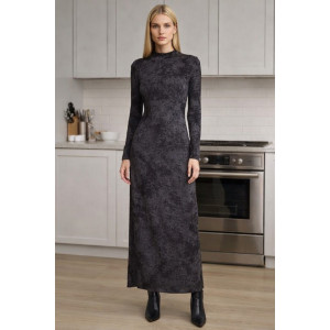 Платье женское №818 кулирка (р-ры: 48-58) черный