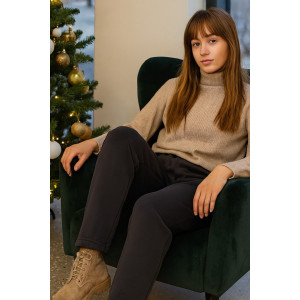 Брюки женские №1083 футер 3-х нитка (р-ры: 44-58) серый