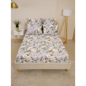 Простыня классическая бязь "Шиповник"