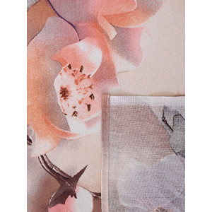 Простыня классическая бязь "Фиалки"