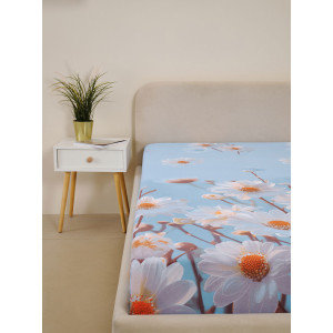 Простыня классическая бязь "Ромашки"