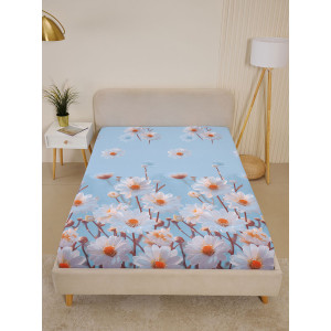 Простыня классическая бязь "Ромашки"