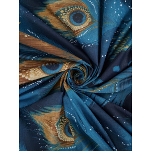 Простыня классическая бязь "Перо павлина"