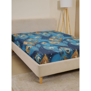 Простыня классическая бязь "Перо павлина"