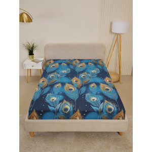 Простыня классическая бязь "Перо павлина"