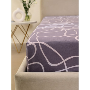 Простыня классическая бязь "Изгибы"