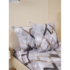 Наволочка на молнии бязь "Геометрия" (2 шт.)