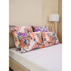 Наволочка на молнии бязь "Фиалки" (2 шт.)