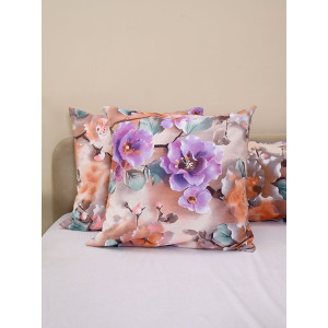 Наволочка на молнии бязь "Фиалки" (2 шт.)