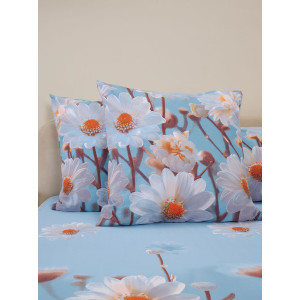 Наволочка на молнии бязь "Ромашки" (2 шт.)