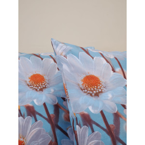 Наволочка на молнии бязь "Ромашки" (2 шт.)