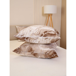 Наволочка на молнии бязь "Мрамор" (2 шт.)