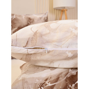 Наволочка на молнии бязь "Мрамор" (2 шт.)