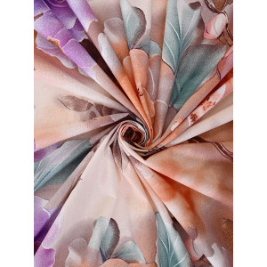 Пододеяльник бязь на молнии "Фиалки"