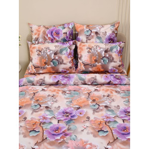 Пододеяльник бязь на молнии "Фиалки"