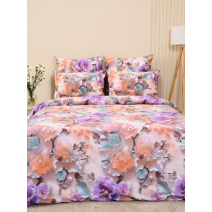Пододеяльник бязь на молнии "Фиалки"