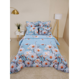 Пододеяльник бязь на молнии "Ромашки"