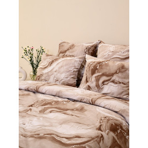 Пододеяльник бязь на молнии "Мрамор"