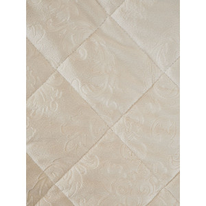 Покрывало микрофибра с велюровыми наволочками "Кристалл" кремовый