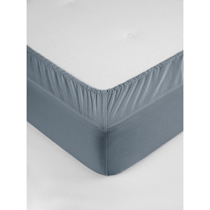 Простыня на резинке поплин "Тропическое бохо" комп.