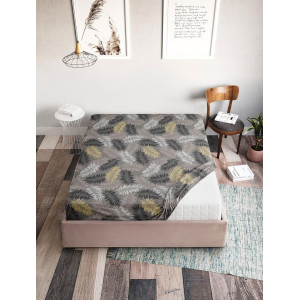 Простыня на резинке поплин "Тропики" осн.