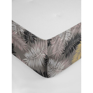 Простыня на резинке поплин "Тропики" осн.