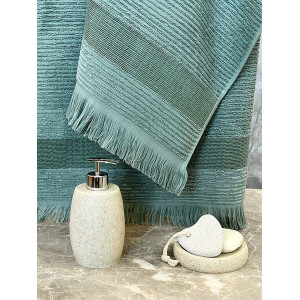 Полотенце махра-жаккард "Сафия Вип"  2022-353 (последний размер) зеленый 70х135