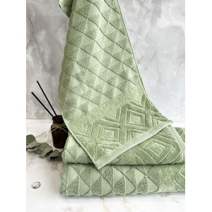 Полотенце махровое "Триго" 08-193 (последний размер) светло-зеленый 30х70