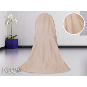 Плед флисовый "Кофе" однотонный (последний размер) 100х150