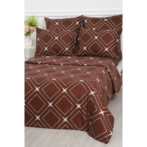 Пододеяльник сатин "Искушение" шоколадный (последний размер) 150х215
