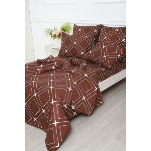 Пододеяльник сатин "Искушение" шоколадный (последний размер) 150х215