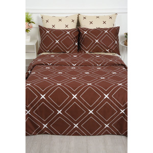 Пододеяльник сатин "Искушение" шоколадный (последний размер) 150х215