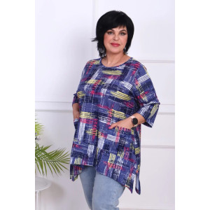 Туника женская "Мия" трикотаж (последний размер) фиолетовый 54,62