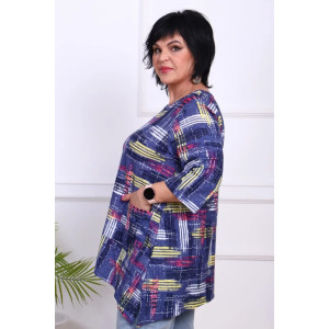 Туника женская "Мия" трикотаж (последний размер) фиолетовый 54,62