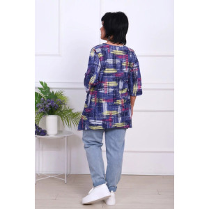 Туника женская "Мия" трикотаж (последний размер) фиолетовый 54,62