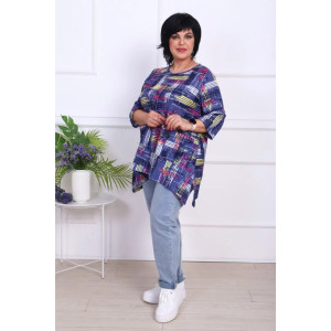 Туника женская "Мия" трикотаж (последний размер) фиолетовый 54,62