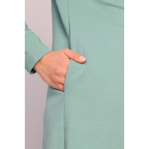 Платье женское "Такт" футер (последний размер) хаки 52,54,58