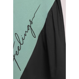 Платье женское "Такт" футер (последний размер) хаки 52,54,58